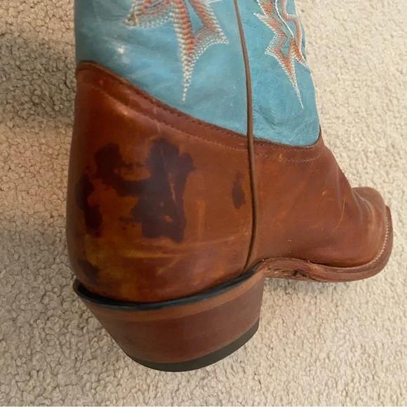 Womens Tony Llama leather cowboy boots - Picture 7 of 9